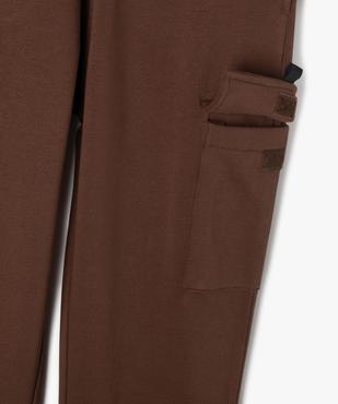 Pantalon cargo molletonné garçon vue2 - GEMO (JUNIOR) - GEMO