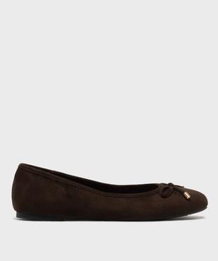 Ballerines en suédine avec noeud femme - Valentina Baldano vue1 - VALENTINA BALDA - GEMO
