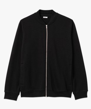 Sweat zippé en molleton doux homme vue4 - GEMO (HOMME) - GEMO