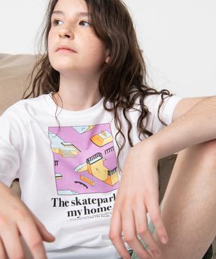 Tee-shirt imprimé graphique garçon vue4 - GEMO (JUNIOR) - GEMO