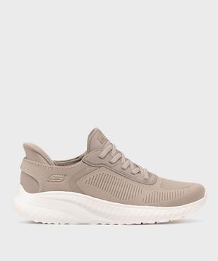 Baskets en toile faciles à enfiler femme - Skechers vue1 - SKECHERS - GEMO
