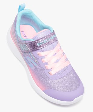 Baskets fille running pailletées – Skechers vue5 - SKECHERS - GEMO