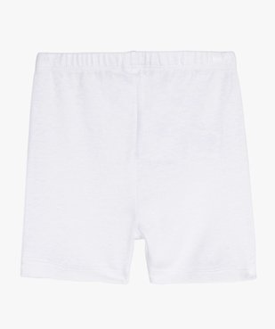 Short fille coupe ajustée en maille extensible vue2 - GEMO C4G FILLE - GEMO