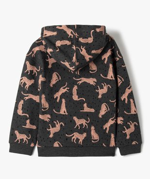 Sweat fille à capuche avec motif léopards vue3 - Nikesneakers (ENFANT) - Nikesneakers