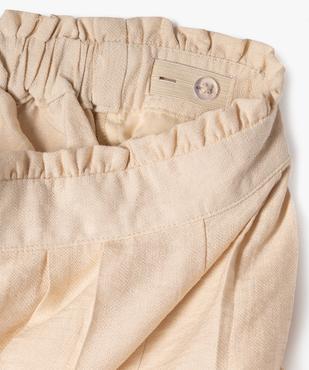 Short ample en viscose fluide à enfiler fille vue2 - GEMO 4G FILLE - GEMO