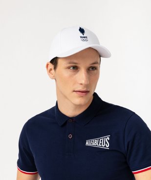 Polo manches courtes en maille piquée - Allez les bleus vue2 - ALLEZ LES BLEUS - GEMO