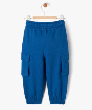 Pantalon en maille coupe cargo bébé garçon vue3 - GEMO(BEBE DEBT) - GEMO