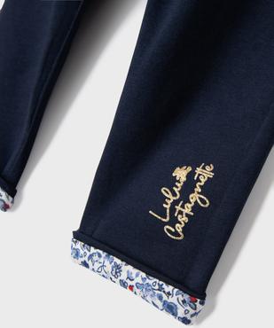 Legging réversible bébé fille - LuluCastagnette vue2 - LULU CASTAGNETTE GEMO FOR GOOD - GEMO