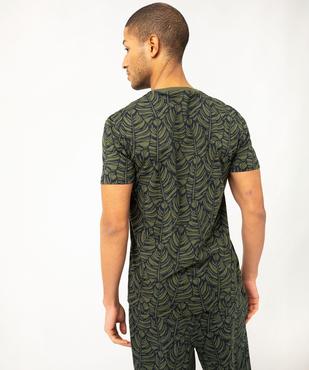Tee-shirt manches courtes imprimé homme vue3 - GEMO 4G HOMME - GEMO