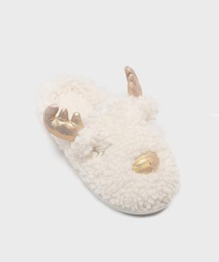 Chaussons mules en forme de renne femme vue5 - GEMO 4G FEMME - GEMO