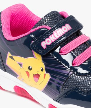 Baskets fille Pikachu effet métallisé à scratch - Pokemon vue6 - POKEMON - GEMO