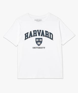 Tee-shirt à manches courtes avec inscription femme - Harvard vue4 - HARVARD - GEMO