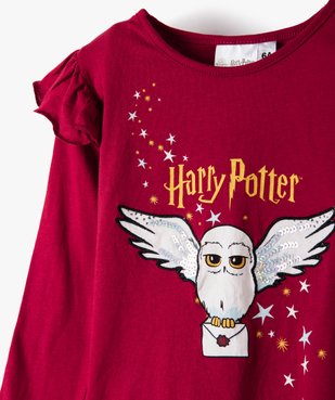 Tee-shirt fille avec motif chouette et sequins – Harry Potter vue2 - HARRY POTTER - GEMO