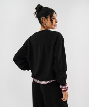 Sweat en modal souple et doux femme vue3 - GEMO 4G FEMME - GEMO