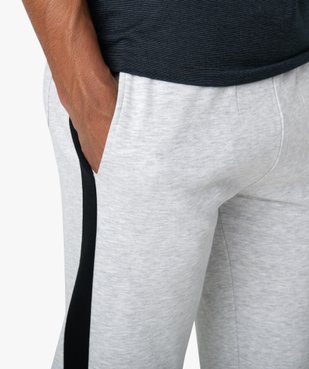 Pantalon de jogging homme avec bandes sur les côtés vue2 - GEMO C4G HOMME - GEMO