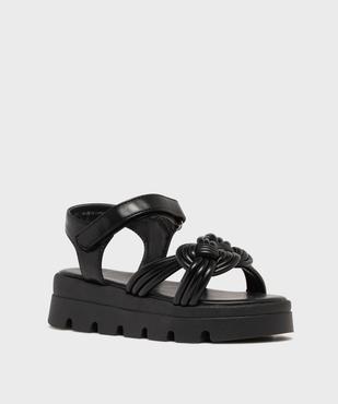 Sandale à épaisse semelle plateforme crantée fille vue2 - LOVELY WINGS - GEMO