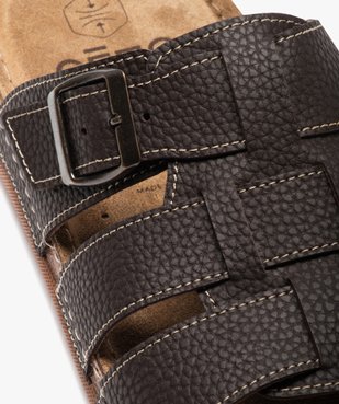 Mules homme ajustables à brides multiples vue6 - GEMO (CASUAL) - GEMO