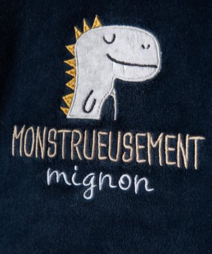 Pyjama bébé garçon 2 pièces avec motif dinosaure vue2 - GEMO(BB COUCHE) - GEMO