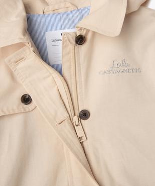 Trench imperméable à capuche fille - LuluCastagnette vue4 - LULUCASTAGNETTE - GEMO