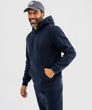 Sweat à capuche en molleton doux homme vue1 - GEMO 4G HOMME - GEMO