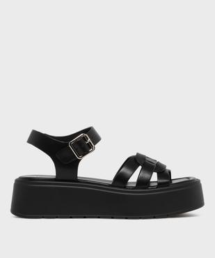 Sandales à brides sur semelle plateforme femme - 5 Miles vue1 - 5 MILES - GEMO