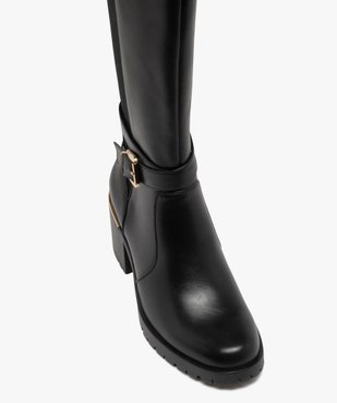 Bottes avec élastique sur la tige et brides cheville femme - Valentina Baldano vue6 - GEMO(URBAIN) - GEMO