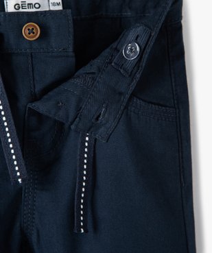 Short bébé garçon en toile fine taille haute vue3 - GEMO(BEBE DEBT) - GEMO