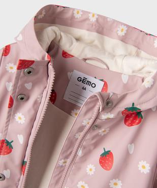 Imperméable à capuche avec imprimé animé fille vue3 - GEMO (ENFANT) - GEMO