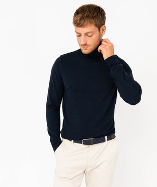 Pull à col roulé en maille fine homme vue2 - GEMO 4G HOMME - GEMO