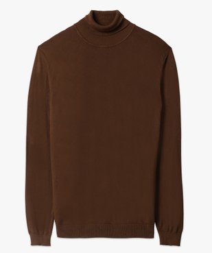 Pull homme à col roulé en maille fine vue4 - GEMO (HOMME) - GEMO