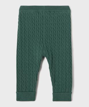 Pantalon en maille torsadée bébé (lot de 2) vue3 - GEMO(BB COUCHE) - GEMO