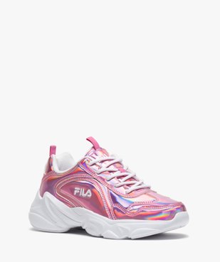 Baskets femme running irisées à lacets - Fila Alamo vue2 - FILA - GEMO