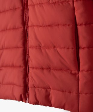 Doudoune fille à capuche matelassage léger vue2 - GEMO (JUNIOR) - GEMO