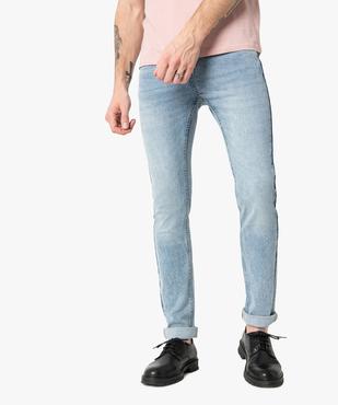 Jean homme coupe Skinny délavé  vue1 - GEMO 4G HOMME - GEMO