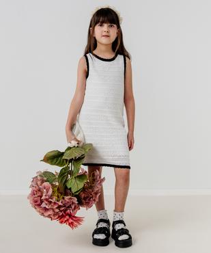 Robe courte sans manches en crochet fille vue5 - GEMO (ENFANT) - GEMO