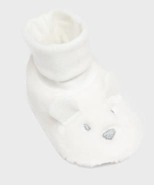 Chaussons de naissance avec détails en relief bébé fille vue5 - LITTLE LOVE - GEMO