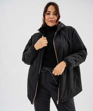 Blouson imperméable à capuche avec doublure chaude femme grande taille vue3 - GEMO (G TAILLE) - GEMO