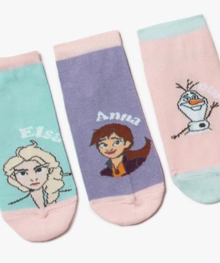 Chaussettes fille La Reine des Neiges (lot de 3) - Disney vue2 - DISNEY DTR - GEMO