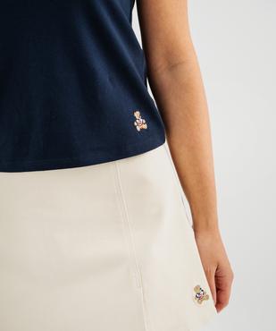 Débardeur à doubles bretelles fille - LuluCastagnette X Alizée vue4 - LULU CASTAGNETTE G4G D - GEMO