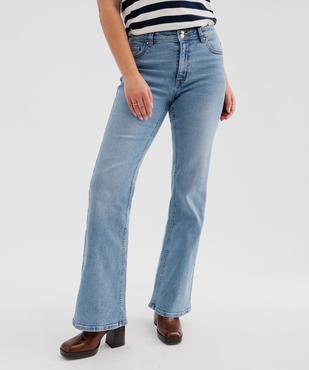 Jean flare taille haute femme - LuluCastagnette vue2 - LULU CASTAGNETTE GEMO FOR GOOD - GEMO
