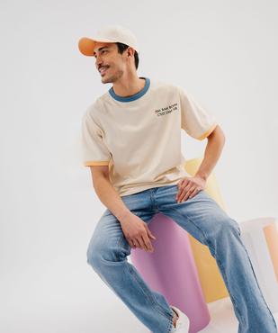 Tee-shirt manches courtes avec message amour mixte - Gémo X Maëva vue7 - GEMO 4G FEMME - GEMO