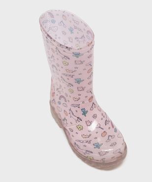 Bottes de pluie imprimées et pailletées fille - Lovely Wings vue5 - LOVELY WINGS - GEMO