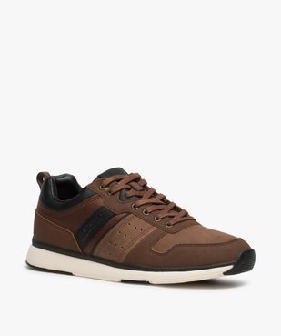 Baskets homme bicolores inspiration rétro running - Kappa vue2 - KAPPA - Nikesneakers