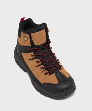 Chaussures de randonnée montantes à semelle crantée homme vue5 - 5 MILES - GEMO