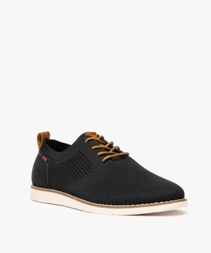 Derby en mesh sur semelle sport homme - Mario Baldano vue2 - MARIO BALDANO - GEMO