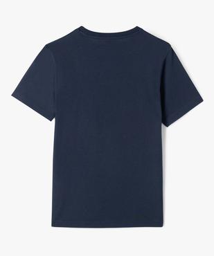 Tee-shirt imprimé 100% coton garçon vue3 - GEMO 4G GARCON - GEMO