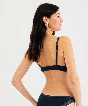 Soutien-gorge triangle sans armatures à bonnets moulés femme - LuluCastagnette vue3 - LULUCASTAGNETTE - GEMO