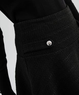 Jupe patineuse en maille texturée et pattes fantaisie femme vue4 - GEMO(FEMME PAP) - GEMO