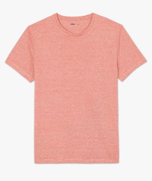 Tee-shirt homme à manches courtes et fines rayures vue4 - GEMO (HOMME) - GEMO