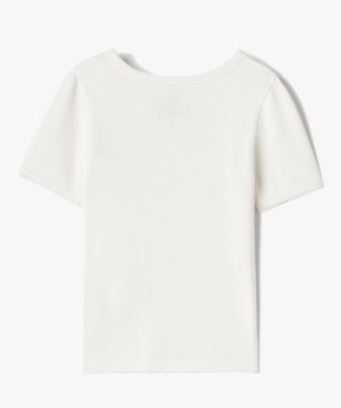Tee-shirt fille avec inscription - Camps United vue3 - CAMPS UNITED - GEMO